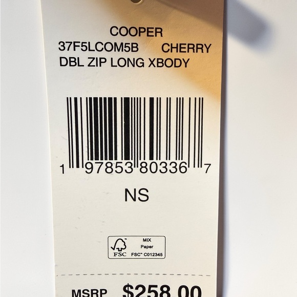 Michael Kors Cherry Double Zip Crossbody Bag - Picture 4 of 7